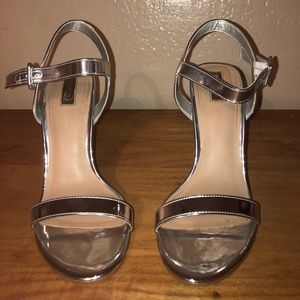 Silver heels